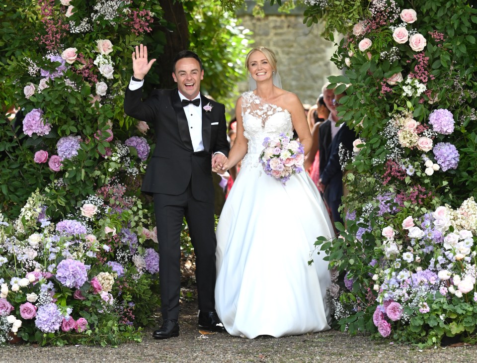 Ant and Anne-Marie were married last August