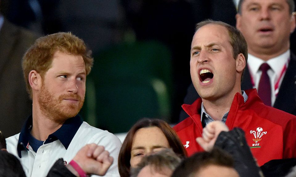 Prince William supported Wales during the 2015 Rugby World Cup when they beat England at Twickenham