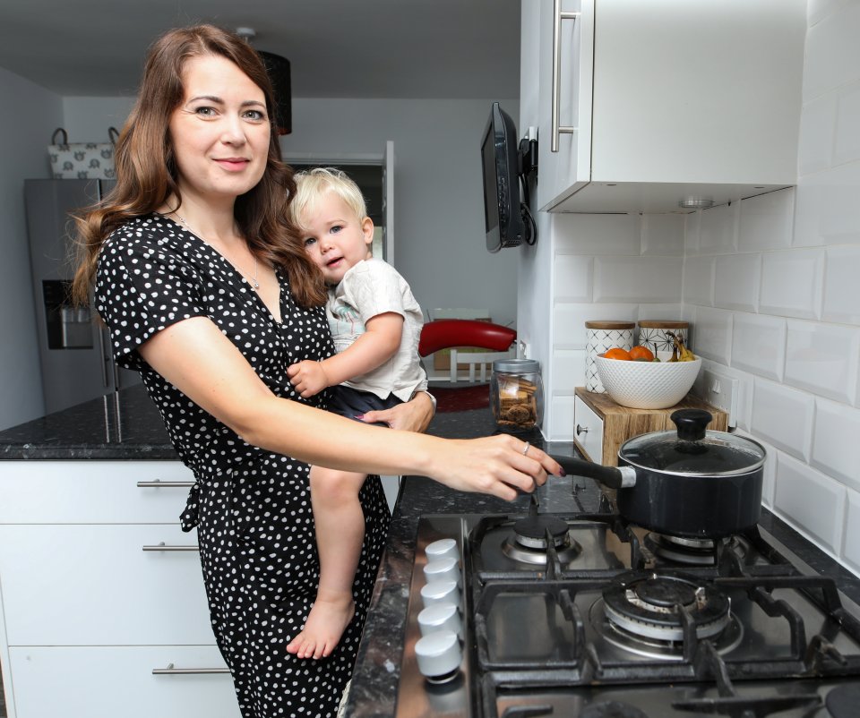 Ami Pilkington with her 20-month-old son Arthur