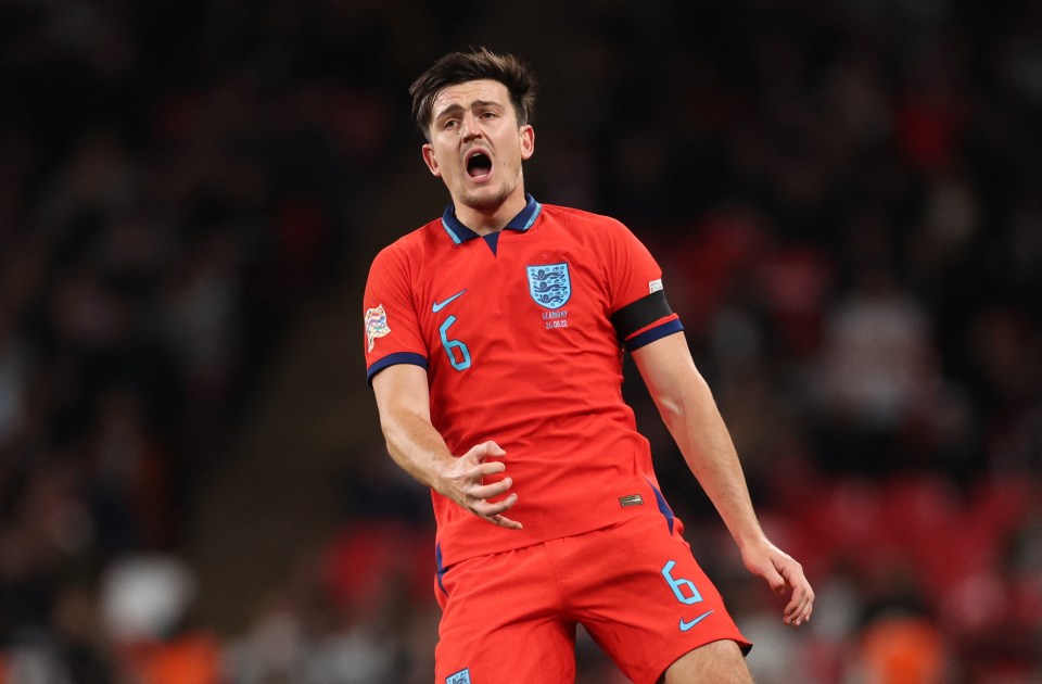 Harry Maguire endured a night to forget for the Three Lions