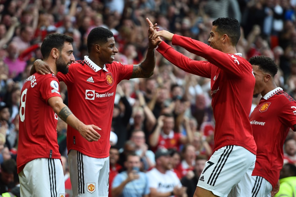 Manchester United star Marcus Rashford registered a brace and an assist