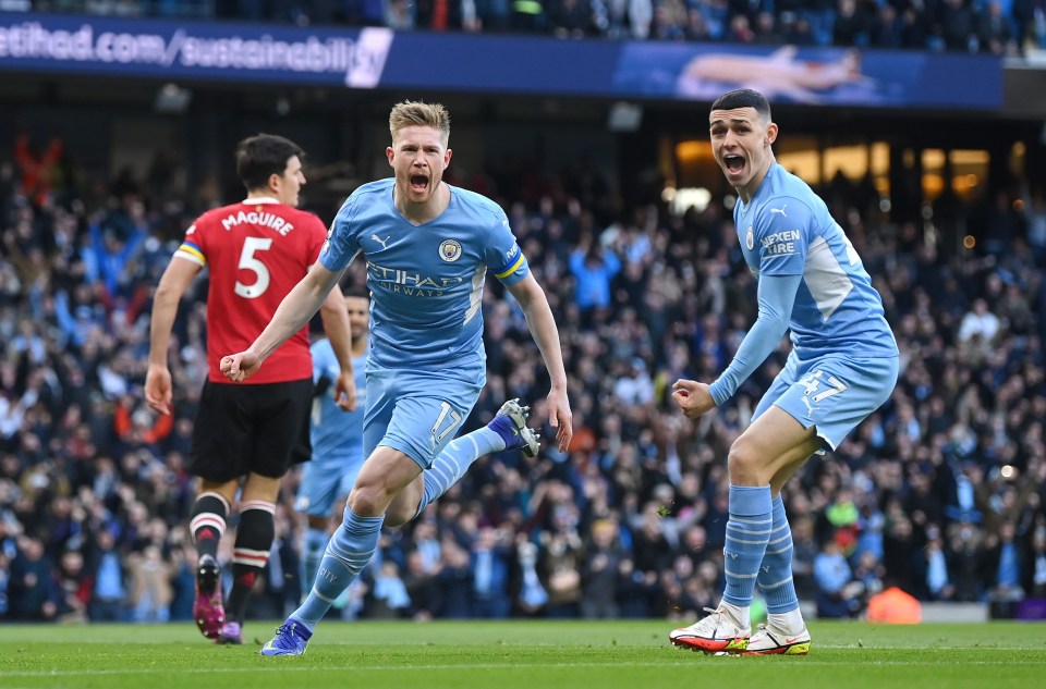 Manchester City are hoping to record another win over United following March’s 4-1 victory