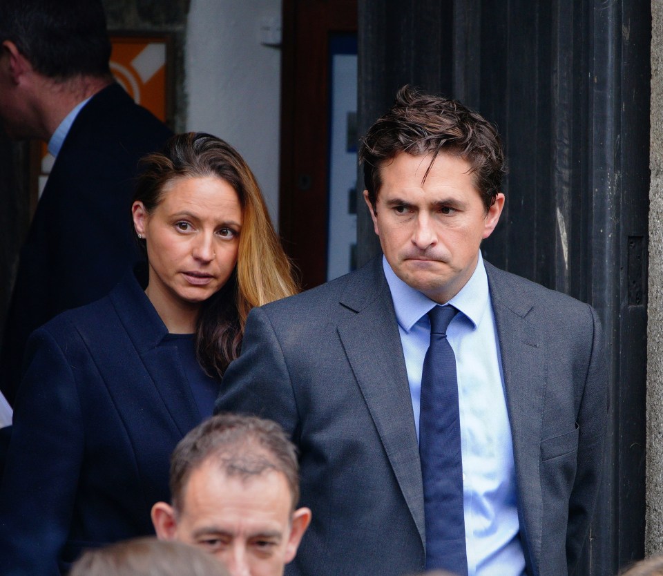 Johnny Mercer and wife Felicity (pictured) took to Twitter to fume at his resignation