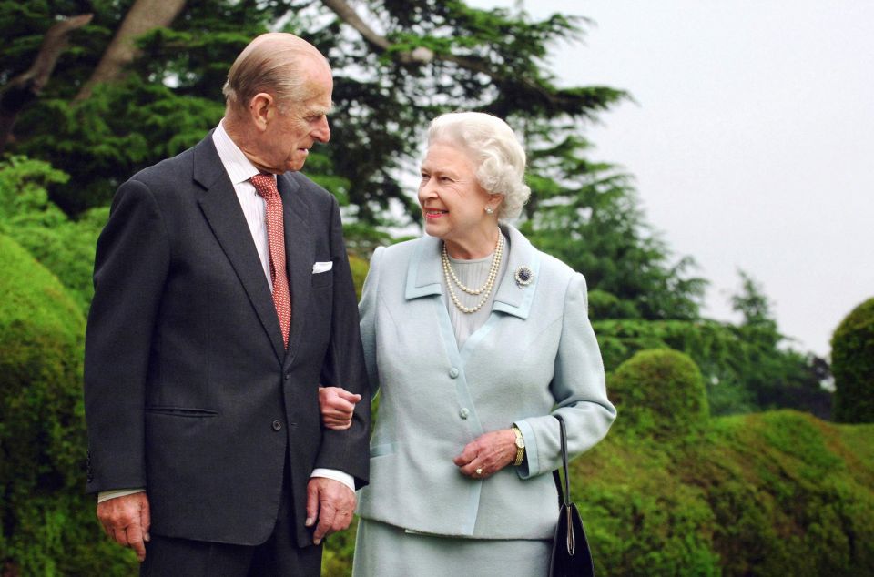 The Queen pictured with her beloved Prince Philip for their diamond wedding anniversary