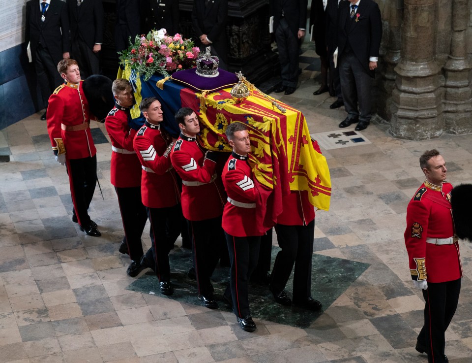 Queen Elizabeth II was honoured in a moving ceremony today