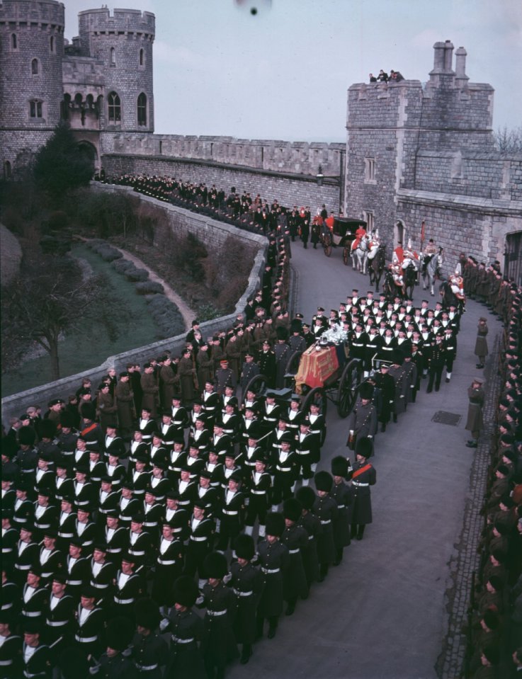 King George VI's ­coffin was hauled by the Royal Navy after his sudden death in 1952 saw The Queen propelled to the throne