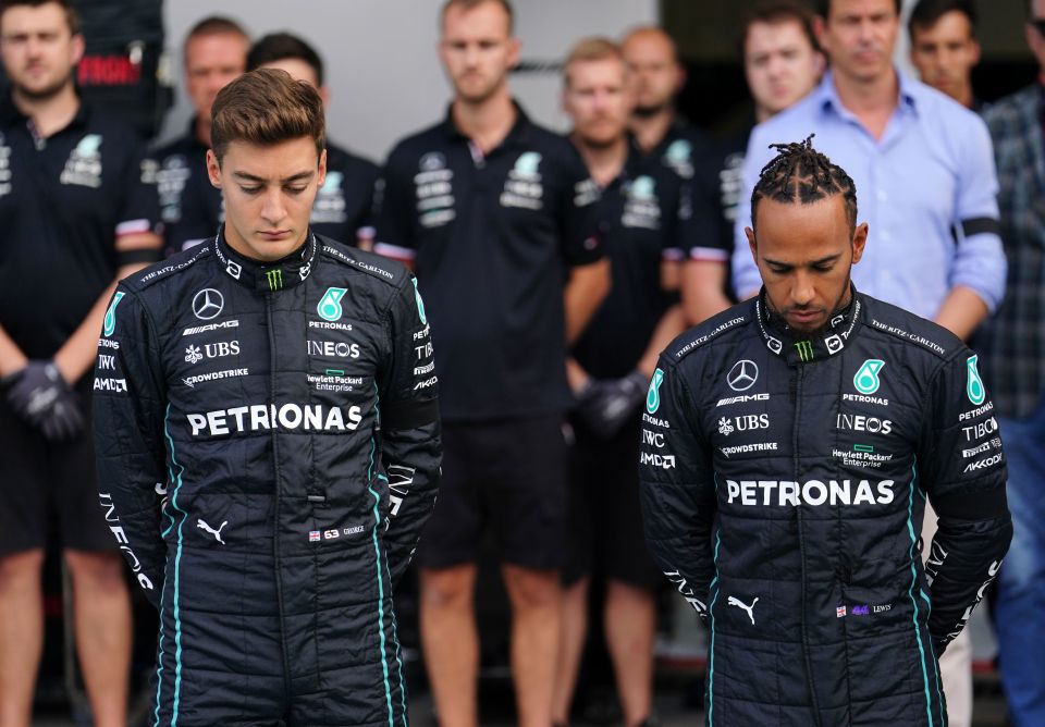 Mercedes drivers Russell and Hamilton have issued heartfelt statements