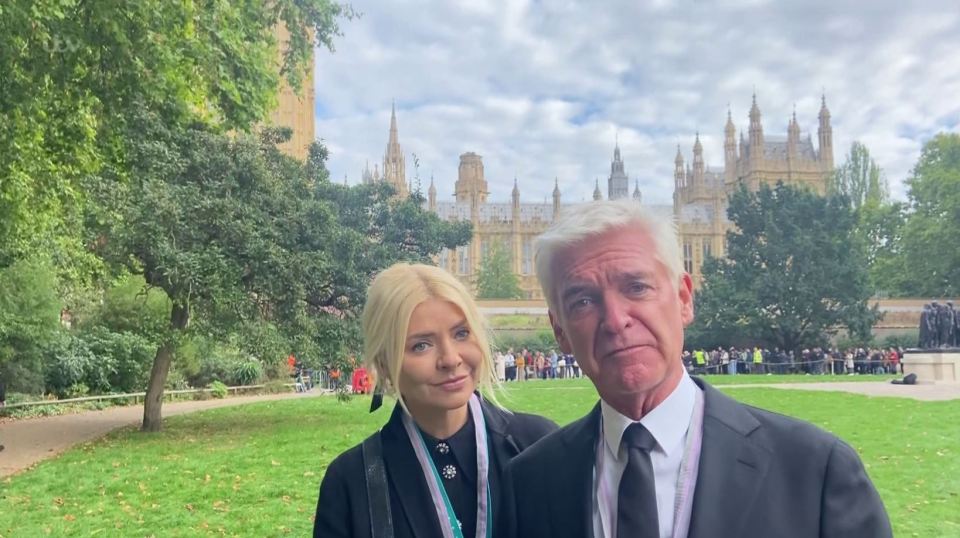 The presenters were slammed for 'jumping the queue' at Westminster Hall