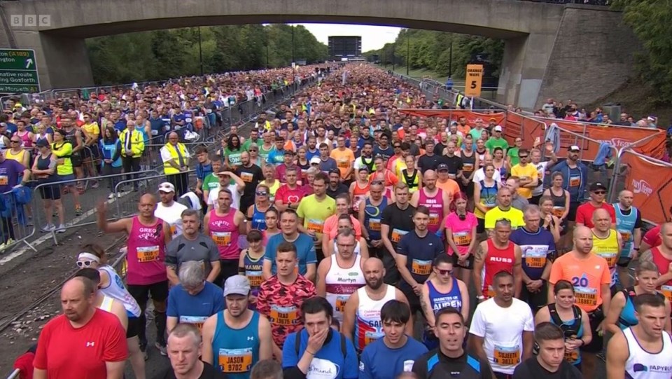 The Great North Run is the world’s biggest half marathon with 60,000 competitors