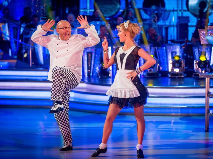 Greg Wallace and Aliona Vilani on Strictly Come Dancing