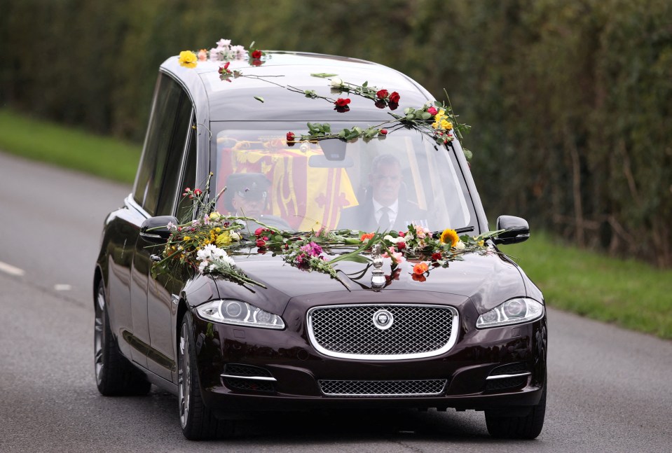 The hearse carried her coffin up the Long Walk — a road she had often driven along herself — to the place that had been her home since childhood