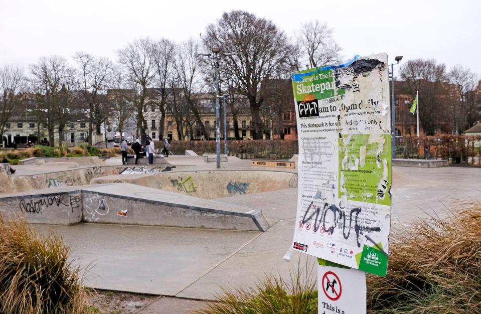 Police have arrested three men after a woman was raped near a skate park