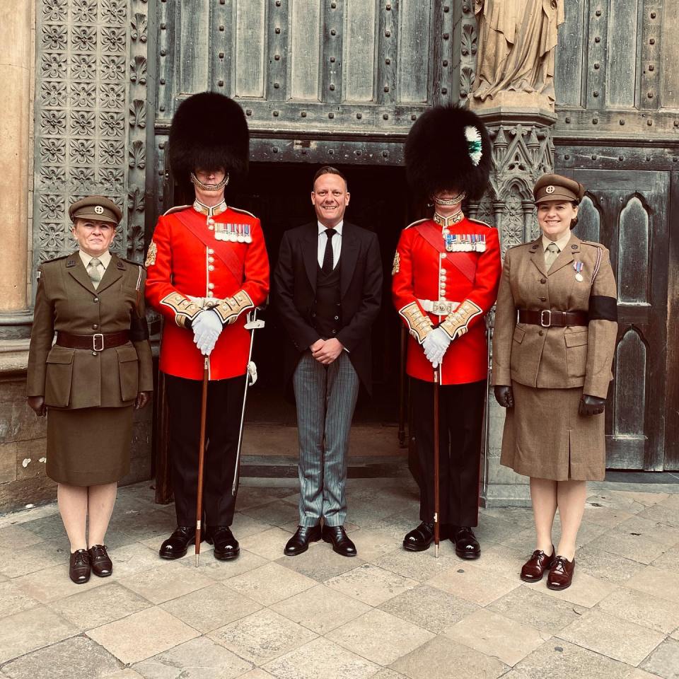 Antony was so proud to attend the Queen's funeral