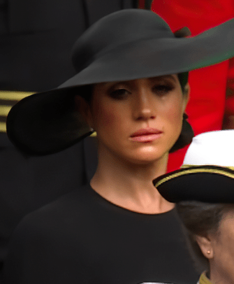 The Duchess's make-up ran after she cried