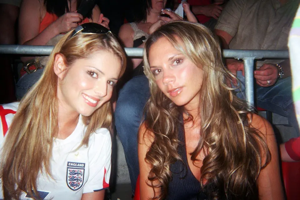 Boss Eriksson admitted Victoria Beckham "didn't make it easy" at the 2006 World Cup, pictured here with Cheryl