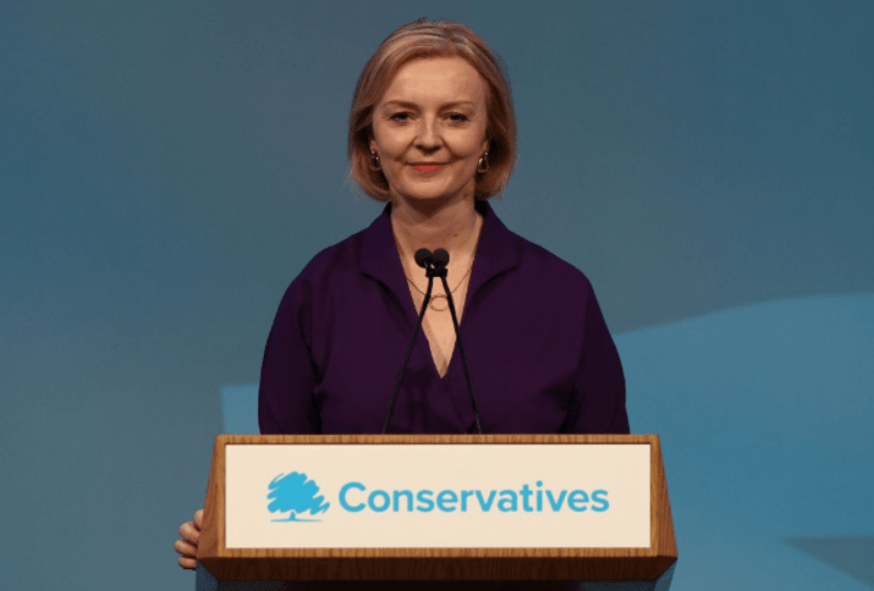 Liz Truss won 57 per cent of the vote in the leadership race