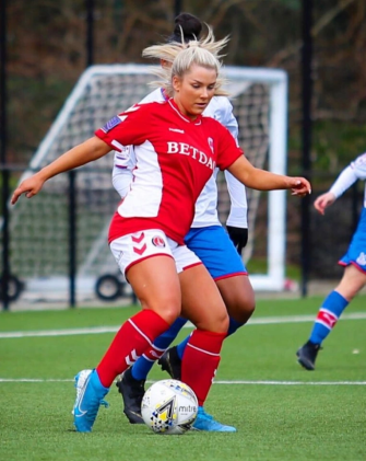 The 24-year-old played for Charlton Women before she was sacked