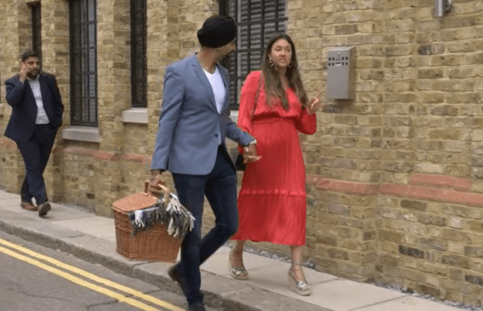 Viewers were distracted by Stacey’s bright red ensemble