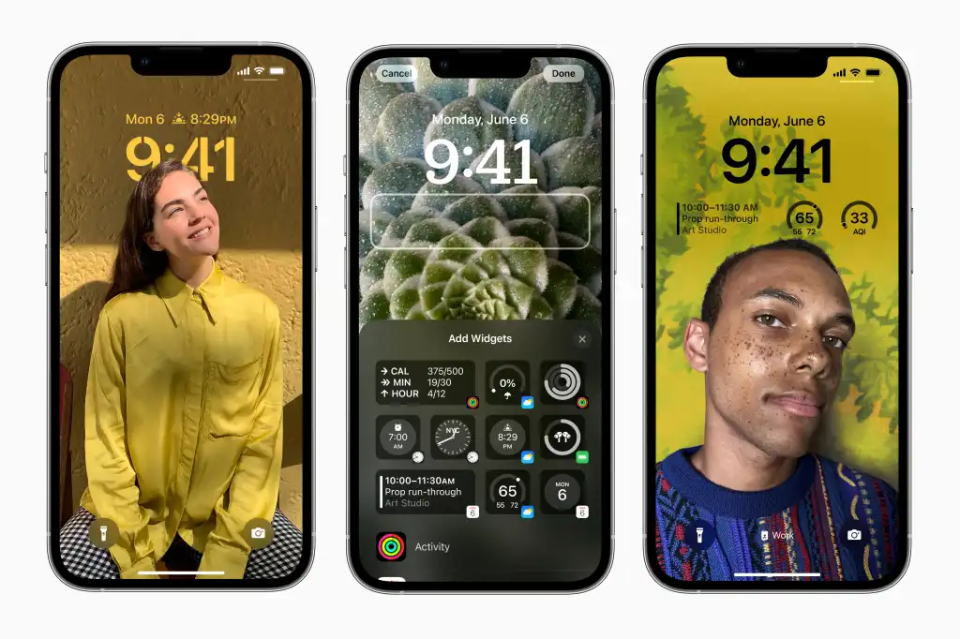 Lock Screen widgets are new to the iPhone