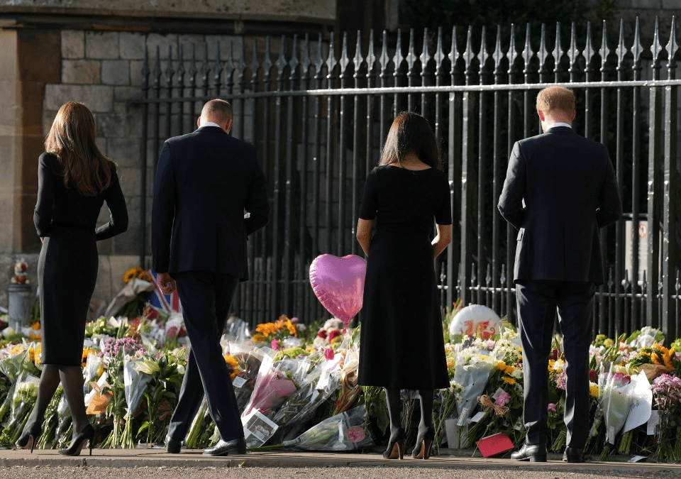 William extended the olive branch as the nation mourns the Queen