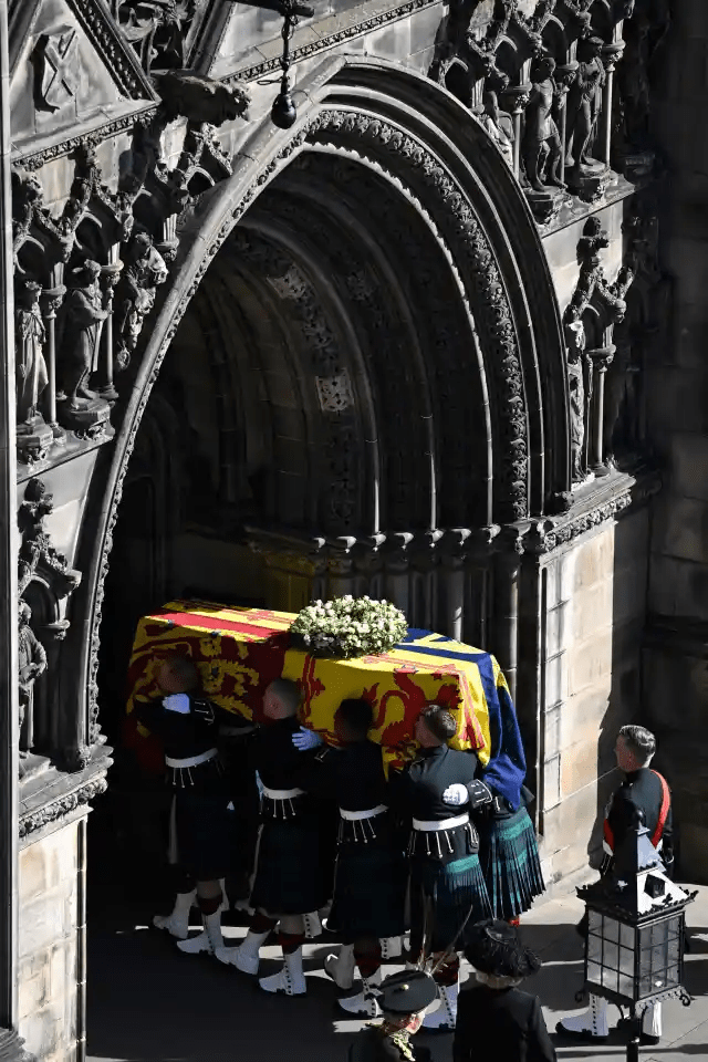 A service of thanksgiving was being held in honour of the Queen