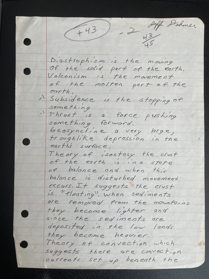 One of the many letters Dahmer received in prison from admirers