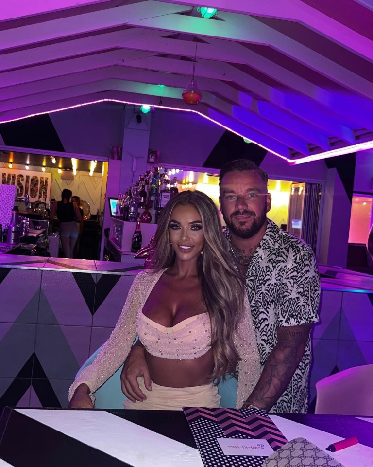 The happy couple shared a host of photos from their epic Ibiza holiday