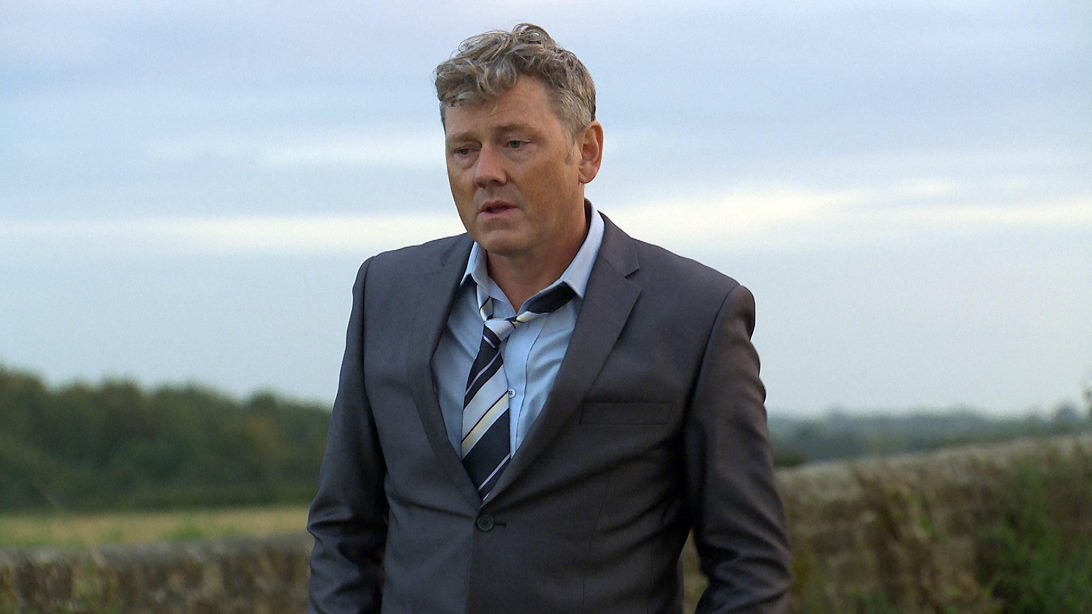 Mark Jordan as Daz Spencer in Emmerdale before his exit in 2019