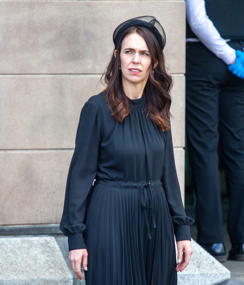 Jacinda Ardern arrived in London today before attending the Queen's lying in state