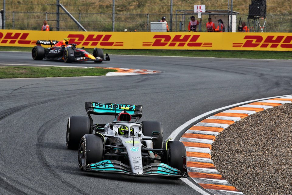 Lewis Hamilton during the Dutch GP