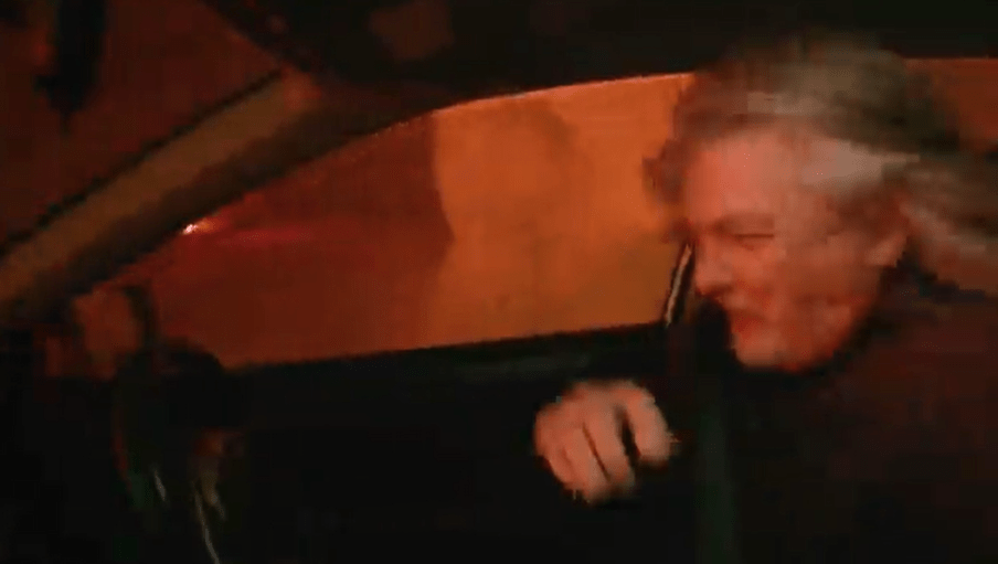 The moment James May crashed into a wall at high speed has aired in the new Grand Tour special