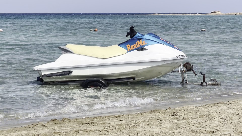 A jet ski smash sparked a violent clash with locals and a terrifying car chase