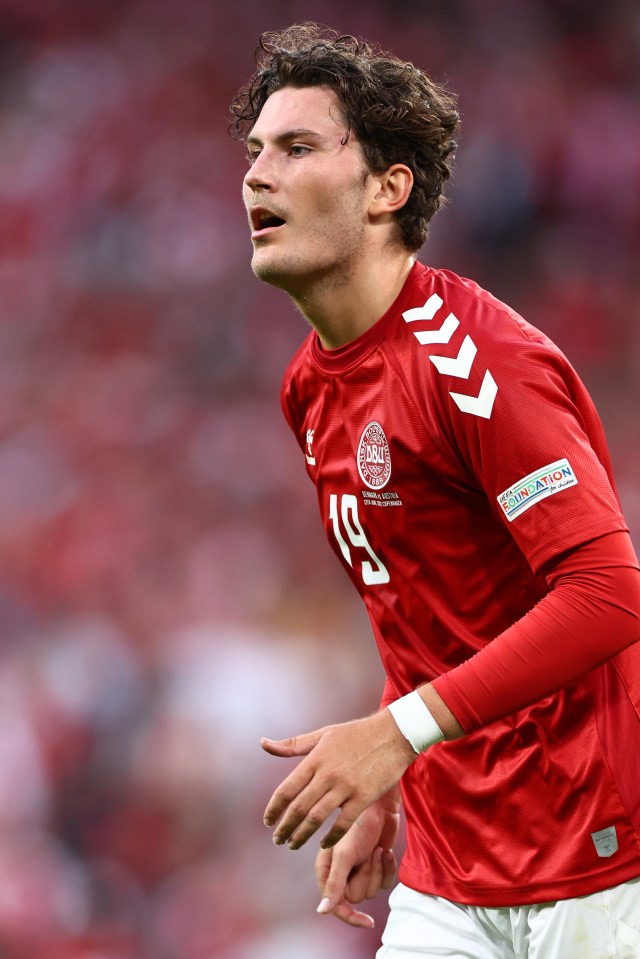 Jonas Wind has five goals in 15 caps for Denmark