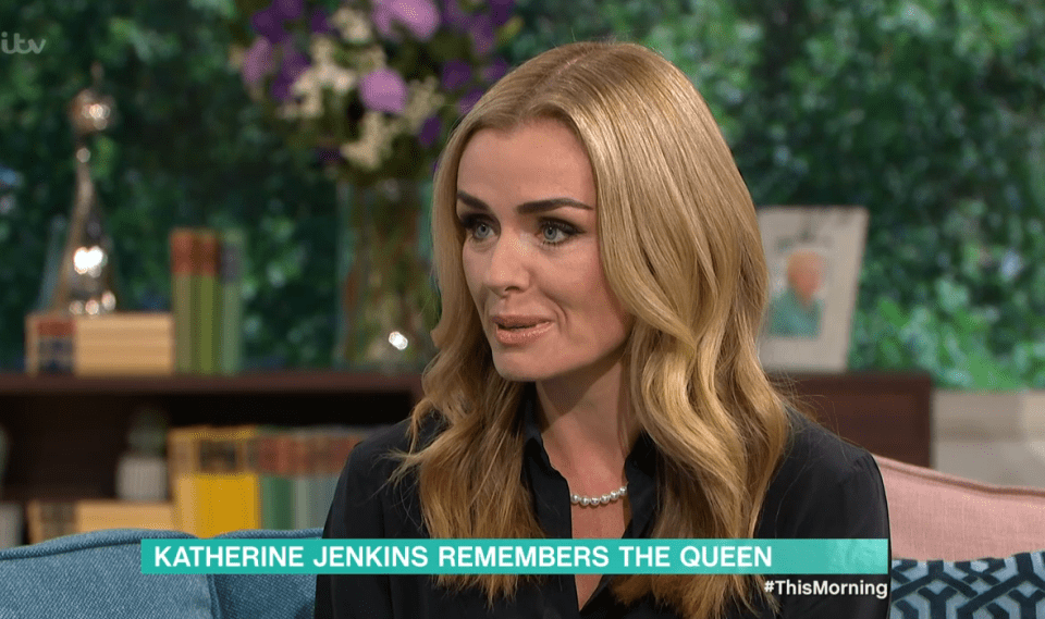 Katherine Jenkins appeared on This Morning today and spoke about