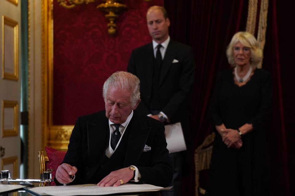 The Accession Council met at St James’s Palace in London to formally proclaim Charles as the new sovereign