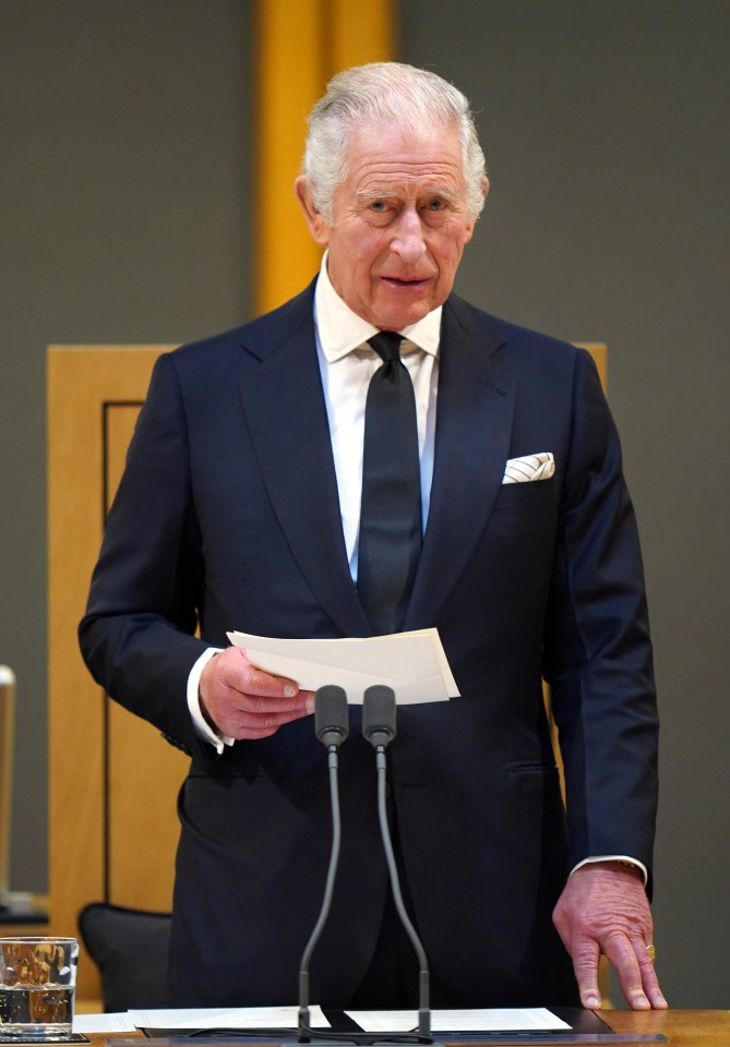 King Charles received condolences from the Welsh Parliament