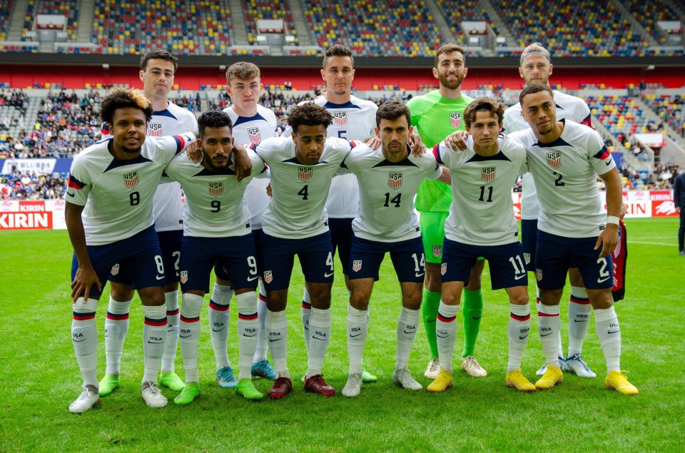 The USA home shirt sees Nike use their World Cup template that features a contrasting colour around the neck