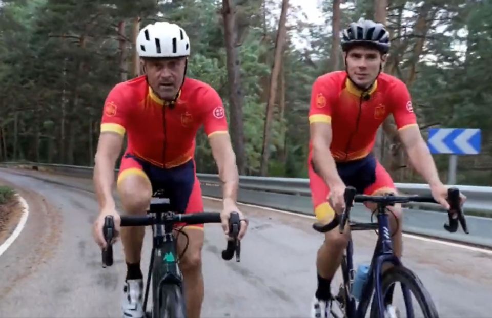 Spain manager Luis Enrique has announced his squad during a cycling trip