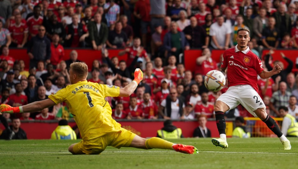 Antony scored a debut goal