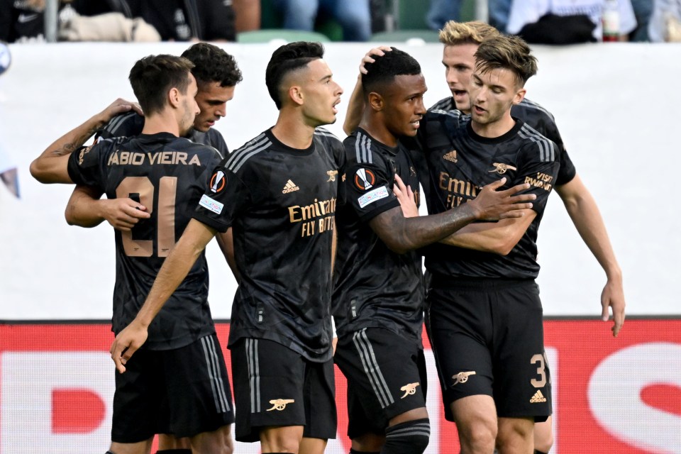 His team-mates congratulated him after an emotional celebration