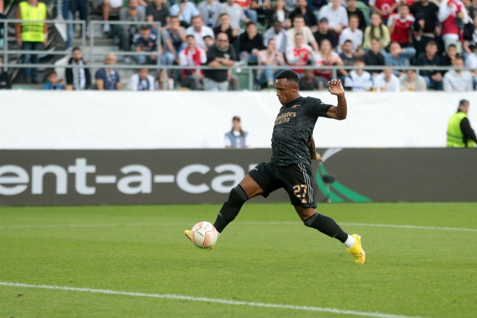 SMarquinhos scored just 16 minutes into his Arsenal debut