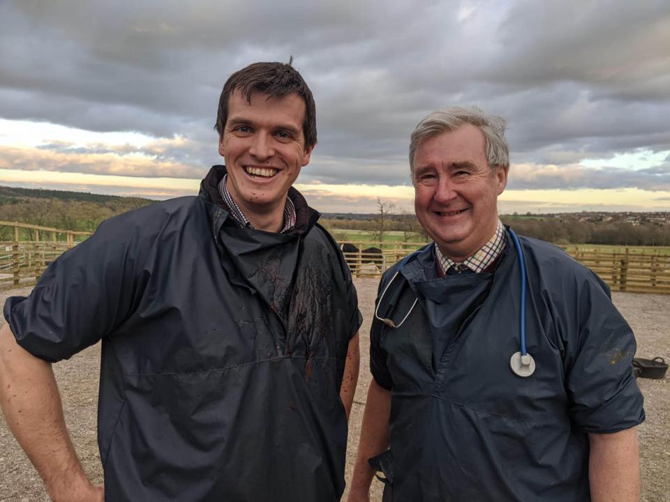 Vet Peter needed to help out a pregnant sheep