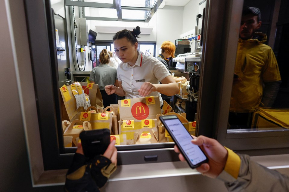 Fast food fans tucked into delivery-only burgers and fries