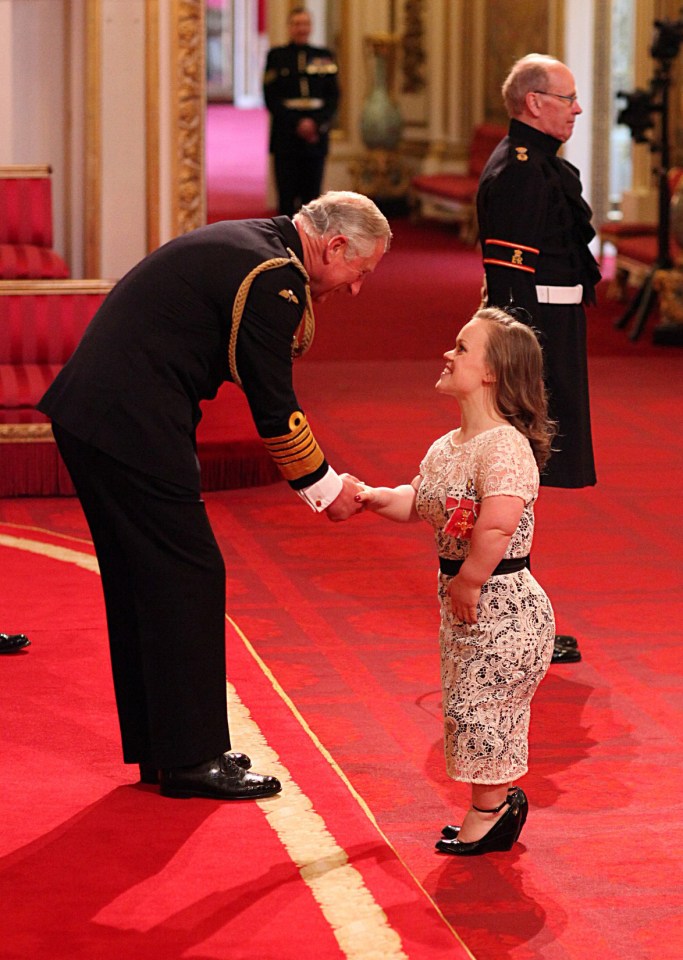 After her triumph in London 2012 Ellie was awarded an OBE