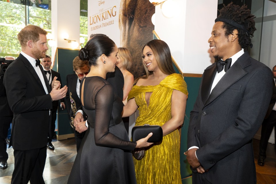 And Meghan chatted to Beyonce who also starred in the Disney remake