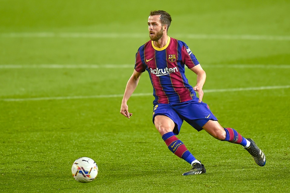 Miralem Pjanic has also played for Roma, Juventus and Lyon