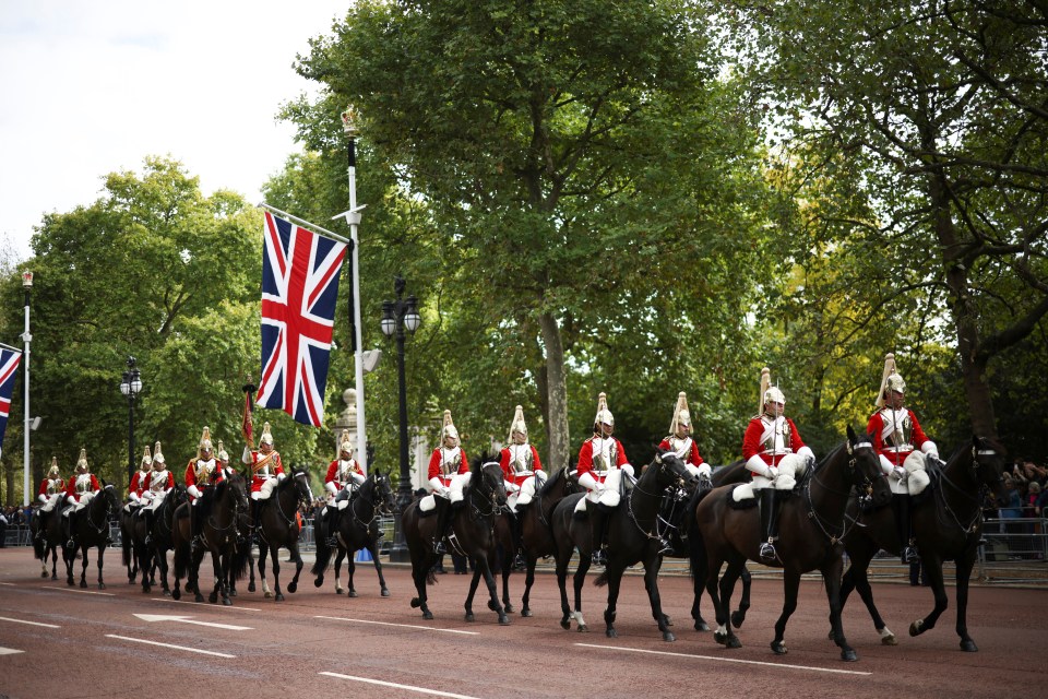 The Queen's coffin will today be carried in procession to Westminster Hall for four days of lying in state