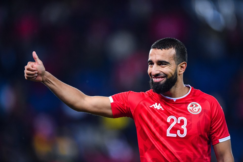 Tunisia were one of the last teams to show off their kit