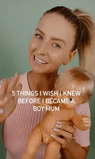 First aider Nikki Jurcutz revealed her top five tips for being a parent of a little boy for the first time