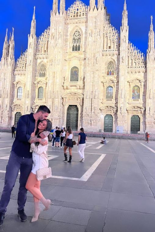 Paige and Adam recently travelled to Italy for a romantic holiday